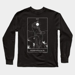 Temperance Dinosaur Stegosaurus Tarot Long Sleeve T-Shirt